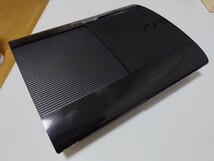 SONY PlayStation3 CECH-4000C（チャコールブラック）コントローラ、電源ケーブル付 （中古品）_画像3