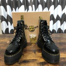 Dr.Martens JADON MAX UK6 レディースUS8 美品 箱付 厚底 25566001 EU39 8ホール_画像9