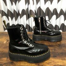 Dr.Martens JADON MAX UK6 レディースUS8 美品 箱付 厚底 25566001 EU39 8ホール_画像3