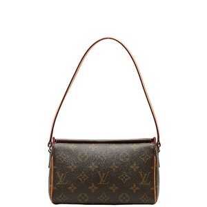 ルイ ヴィトン モノグラム レシタル ハンドバッグ M51900 ブラウン PVC レザー レディース LOUIS VUITTON 【中古】