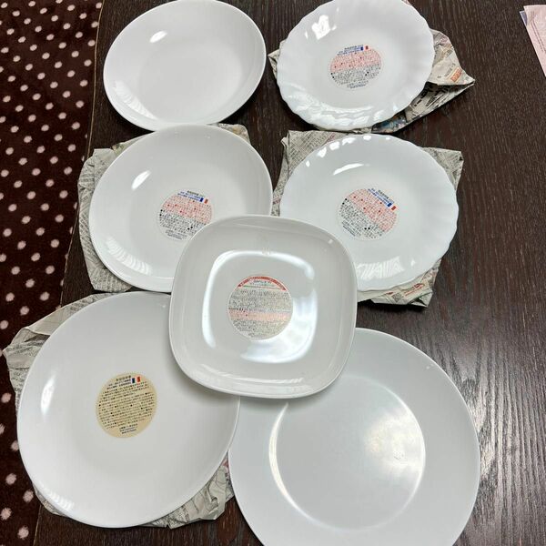 ヤマザキ春のパン祭り 白い皿　7枚