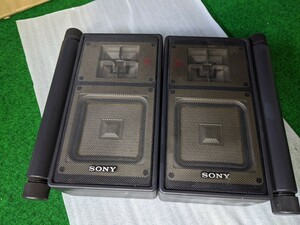 SONY ソニー APM-X5A 金具付き 2way スピーカー ペア◆現状品