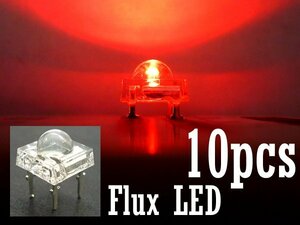 FluxLED 10個セット 赤 チップ L01 自作LED/22Π
