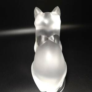 ラリック LALIQUE 『座る猫』 ネコの置物 ペーパーウェイト フィギュア の画像5