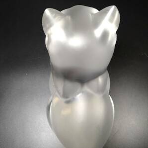 ラリック LALIQUE 『座る猫』 ネコの置物 ペーパーウェイト フィギュア の画像6