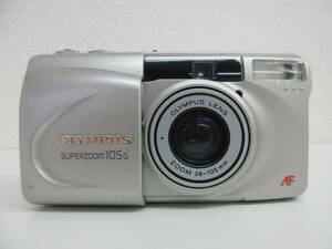 中古 カメラ オリンパス OLYMPUS SUPERZOOM 105G コンパクトフィルムカメラ ※通電のみ確認済 ／J