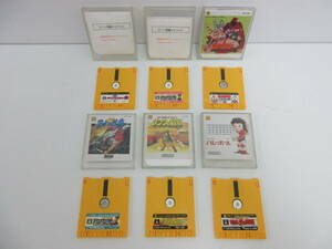 中古 ディスクカード ６点まとめ売り Nintendo 任天堂 ファミコン ディスクシステム ※動作未確認 ／G