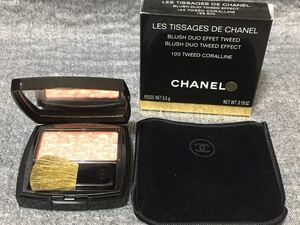 G4A100◆新古品◆ シャネル CHANEL レ ティサージュ 100 ツイードコラリーヌ チークカラー ほお紅 5.5g