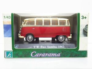 Cararama VW Bus Samba 1962 フォルクスワーゲンバス 1/43 [Dass0114]