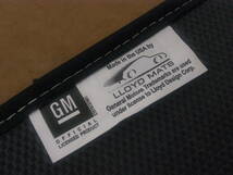 (B696) 新品 未使用 LLOYD MATS ロイド マット マッツ シボレー コルベット C6 2007-2013 ロゴ ブラック フロアマット 運転 助手席 セット_画像10