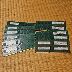 パソコンメモリ　 DDR3　8GB 　12枚　動作未確認　ジャンク