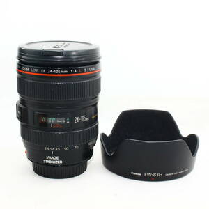 Canon キヤノン 標準ズームレンズ EF24-105mm F4L IS USM フルサイズ対応 現状品#2401017