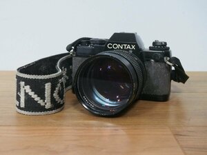 ☆【2F0115-27】 KONTAX コンタックス フィルムカメラカメラ 139 QUARTZ 67mm レンズ付属 ジャンク