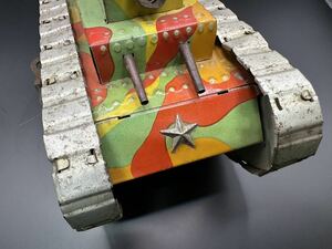 貴重　戦前　大日本帝国陸軍　車両用星章付き　戦車　ブリキ 