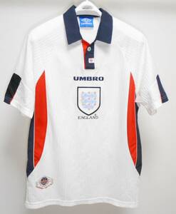 アンブロ【UMBRO】1998　イングランド代表　ホーム　ユニフォーム（M）　ゆうパケット可