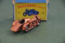 MATCHBOX 　Series 66 HARLEY-DAVIDSON MOTOR-CYCLE AND SIDECAR _画像4