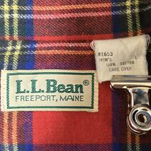 80's LLBean エルエルビーン 長袖 ネルシャツ チェック XL US古着 80年代ヴィンテージ US古着 アメカジ HTK2915_画像6