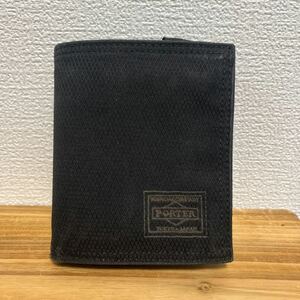 （現行品）ポーター ディル　PORTER / DILL 二つ折り財布　ブラック　ウォレット 吉田カバン 