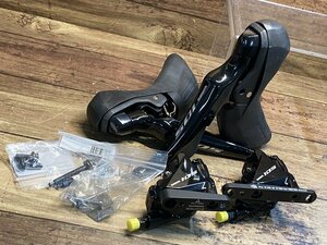 HK688 シマノ SHIMANO 105 ST-R7020 BR-R7070 STIレバー 油圧 ディスク ブレーキキャリパーセット 2×11S