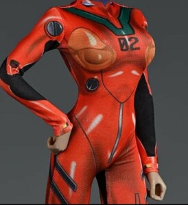 * new goods 1/6 woman action figure for costume Evangelion Aska plug suit tights cosplay 