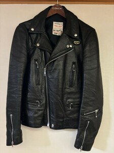 【美品】Lewis Leathers ルイスレザー 　LIGHTNING TF　ライトニング　タイトフィット　ラムレザー　38サイズ　 ブラック