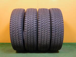 165R13LT 6P.R BRIDGESTONE プロボックス、バン 製造年2021 4本 バリ溝★C951