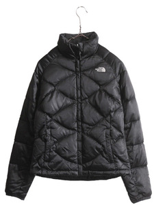 US企画 ノースフェイス ダウン ジャケット レディース S 古着 キルティング ナイロン ジャンパー The North Face 550フィル アウトドア 黒