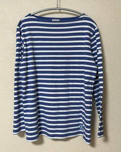 ORCIVAL ボーダーシャツ　バスクシャツ　オーシバル　bshop ビショップ　ブルー×白　サイズ1 Mサイズ　フランス製