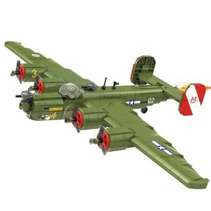 【新品】アメリカ軍B-24爆撃機 アメリカ空軍 レゴ互換品レゴブロックミリタリーノルマンディー上陸作戦第二次世界大戦航空隊米軍