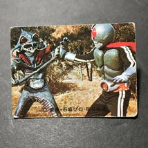 ★昭和当時物！　カルビー　ミニカード　仮面ライダー　155番　TR7　駄菓子屋 昭和 レトロ　　【D68】_画像1