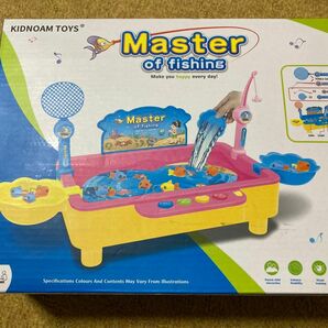 電池で動く魚釣りゲーム　おもちゃマグネット磁石master of fishing