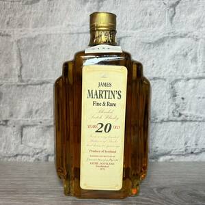 【YH-7773】未開栓 JAMES MARTINS Fine&Rare ジェームスマーティン 20年 ウイスキー 750ml 43％ 古酒