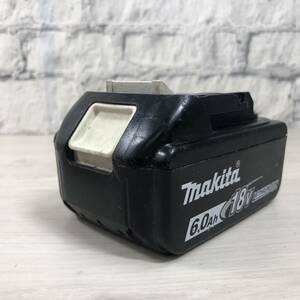 【YH-7701】中古品 makita マキタ 18V 6.0Ah リチウムイオンバッテリー残量表示付 BL1860B 充電回数不明