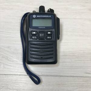 ●【YH-8015】中古品 MOTOROLA モトローラー デジタル簡易無線 GDB4500 本体のみ 動作未確認【レターパックプラス可】