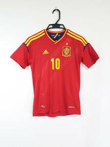 スペイン 代表 #FABREGAS セスク・ファブレガス 2012 ホーム ユニフォーム ジュニア 150cm アディダス ADIDAS SPAIN 子供 キッズ