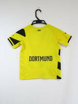 ドルトムント 14-15 ホーム ユニフォーム ジュニア 120-130cm プーマ PUMA Dortmund サッカー シャツ 子供 キッズ 黄_画像2