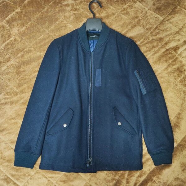 nano universe (ナノユニバース)MA-1タイプ ウールジャケット