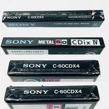 保管品 未開封品 ソニー SONY CDix Ⅳ メタル カセット テープ 54分 60分 セット まとめ C-60CDX4 C-54CDX4 METAL_画像6