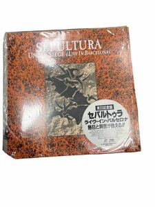 【エ0124-62】 SEPULTURA セパルトゥラ UNDER SIEGE (LIVE IN BARCELONA) ブラジル ヘビィーメタルバンド 中古現状品 レア物 レコード