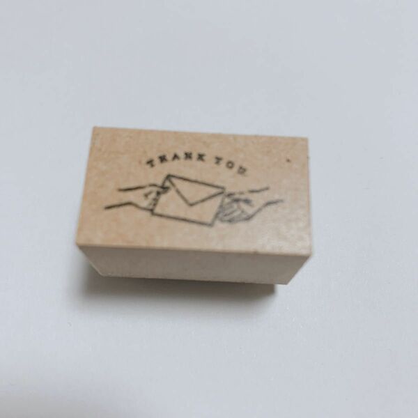 大枝活版室　rubber stamp Thank you