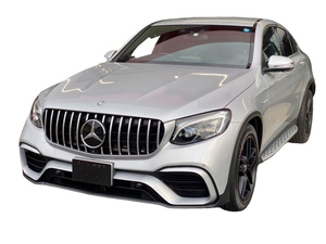 明日着 X253 フロント グリル フェンダー ディフューザー マフラーカッター 前期 GLC63type AMGライン対応 ベンツ GLCクラス クーペ 即納 .