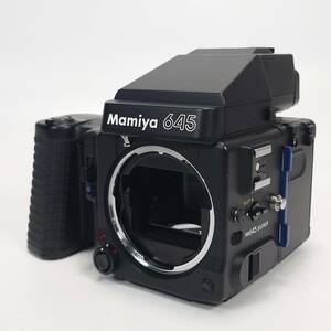 美品 難あり Mamiya M645 Super ボディ AE Prism Finder N 120 Film Back Winder Grip 中判フィルムカメラ マミヤ