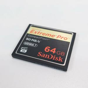 SanDisk Extreme PRO CFカード UDMA7 90MB/S 64GB 読み書き正常 動作確認済 コンパクトフラッシュ