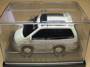 プルバックカー ニッサン ラルゴ W30型 3代目 ミニバン 白色 ホワイト ミニチュアカー ミニカー NISSAN LARGO Toy Car Miniature