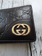 GUCCI インターロッキング　GG柄　グッチ　折り財布　長財布　人気_画像1