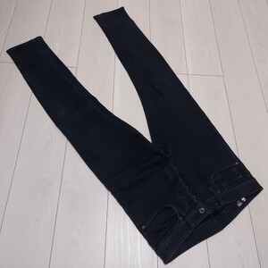 G-Star Raw3301SlimジースターロウブラックスリムデニムパンツW31