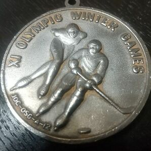 札幌オリンピック　1972年　記念メダル　フィギュアスケーターダブルス　希少コイン