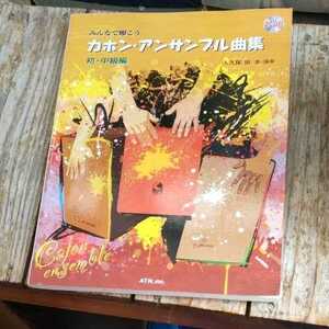 ☆大久保 宙みんなで叩こう カホン・アンサンブル曲集 初・中級編　模範演奏&マイナス・ワン2CD付☆