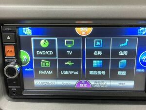 73 日産純正メモリーナビ　MC313D-W 地図データ 2013年 Bluetooth CD DVD 地デジ カーナビ