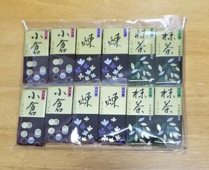 井村屋ようかん　羊羹　三種(煉、抹茶、小倉、)　58g×12個セット　未開封